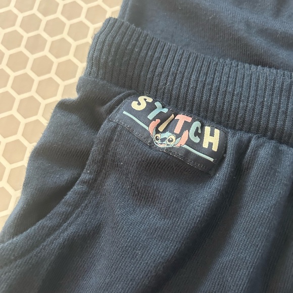 Disney Stitch Navy & Pink PJ Bottoms Size S - Picture 6 of 9
